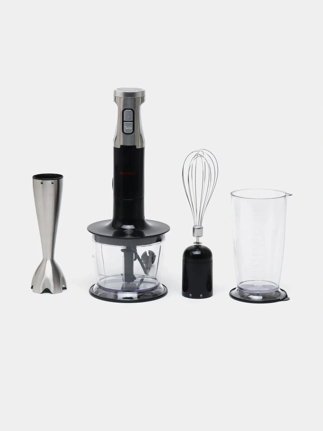 Qo'l blenderi Shivaki SH-HB-6700, 1200 Vt, qora-kumush