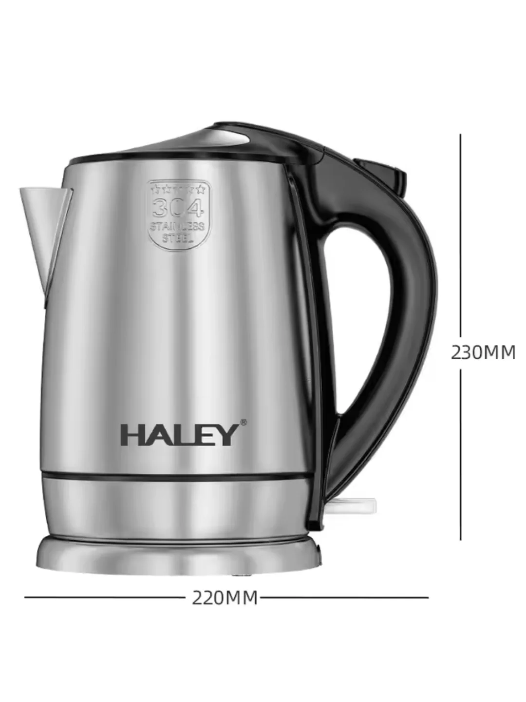 Elektr choynak Haley HY-8822, 2.2 L, zanglamas po'lat