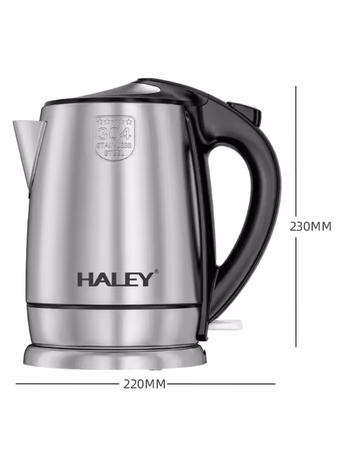 Elektr choynak Haley HY-8822, 2.2 L, zanglamas po'lat - 4