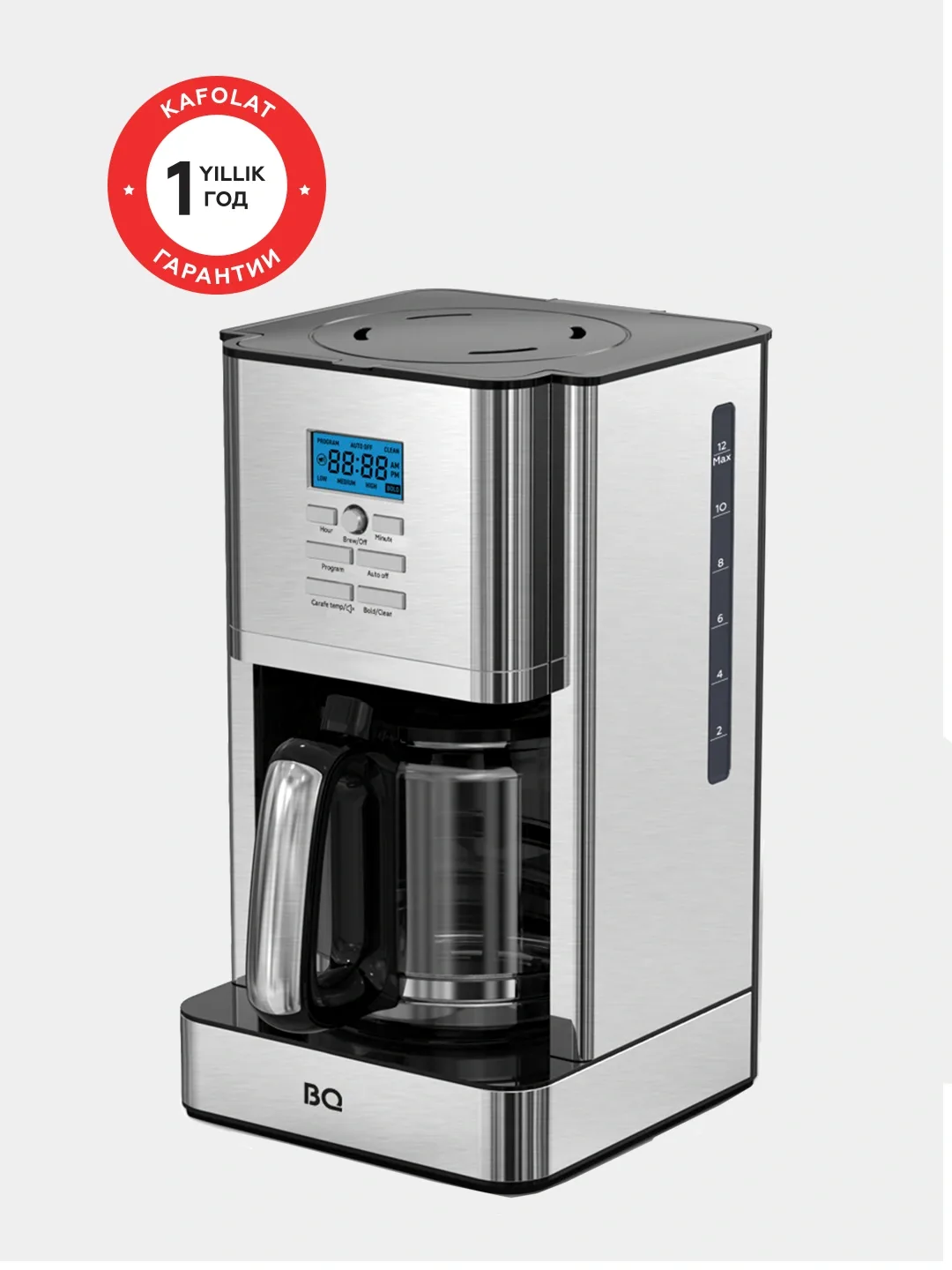 Elektr choynak BQ CM1004, 1.8 L, 1000 Vt, kumushrang