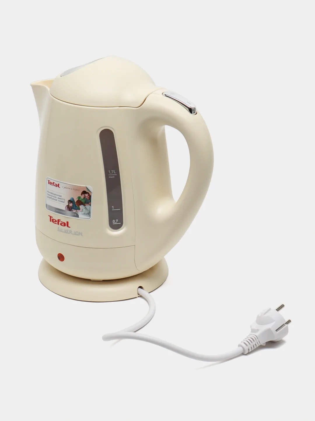 Elektr choynak Tefal Silver Ion BF925232, 1.7 L, krem rang