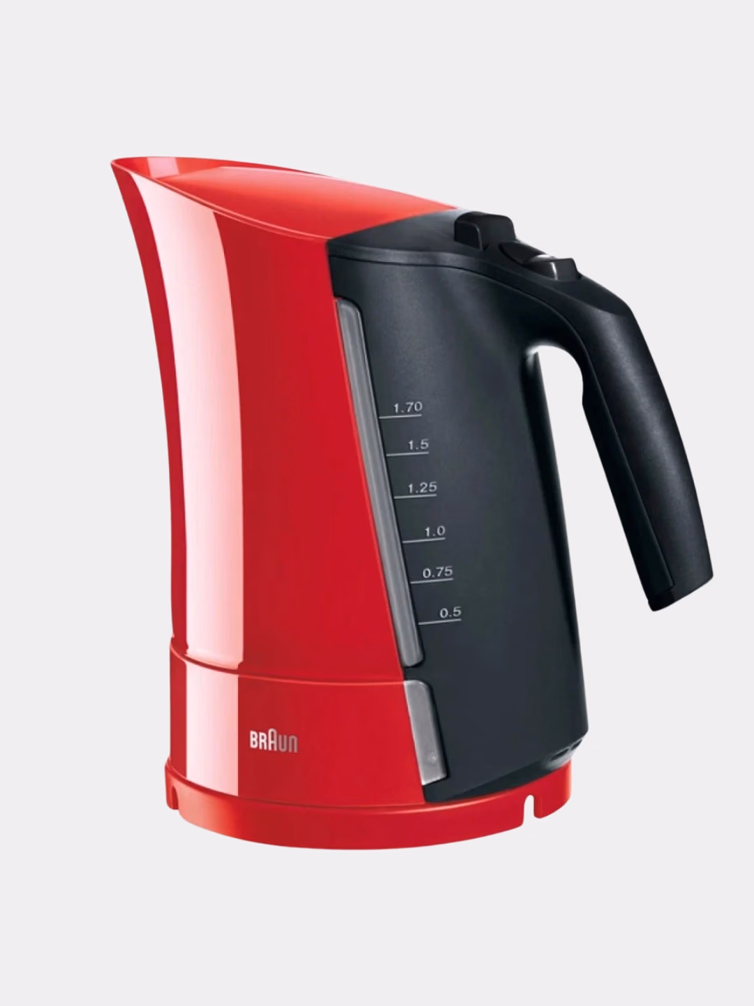 Elektr choynak Braun MultiQuick 3 WK300, 1.7 L, 2200 Vt, qizil - 2