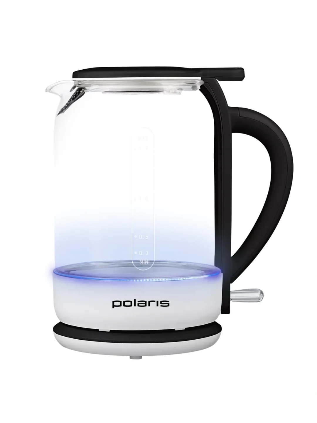 Shisha elektr choynak Polaris PWK 1759CGL, 1.5 L, oq-qora
