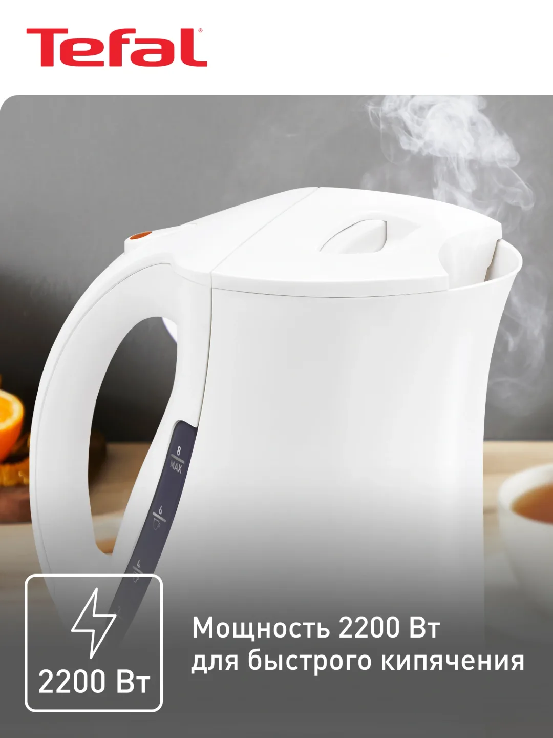 Elektr choynak Tefal Principio Plus KO108130, 1.5 L, oq