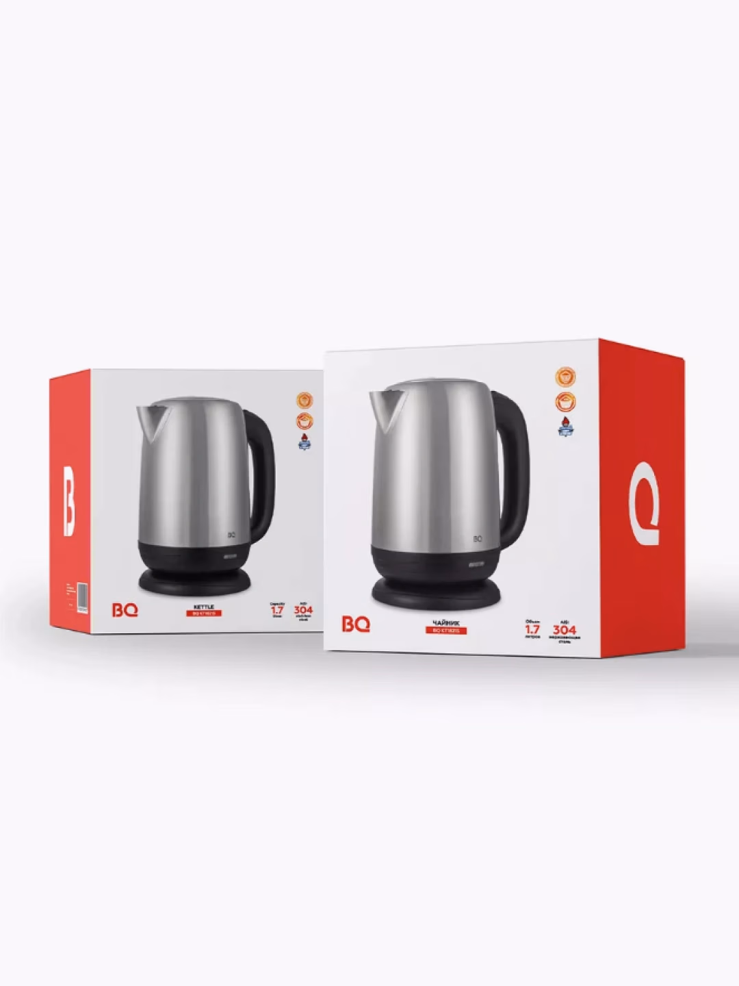 Elektr choynak BQ BQ-KT1821S, 1.7 L, 2200 Vt, kumushrang - 10