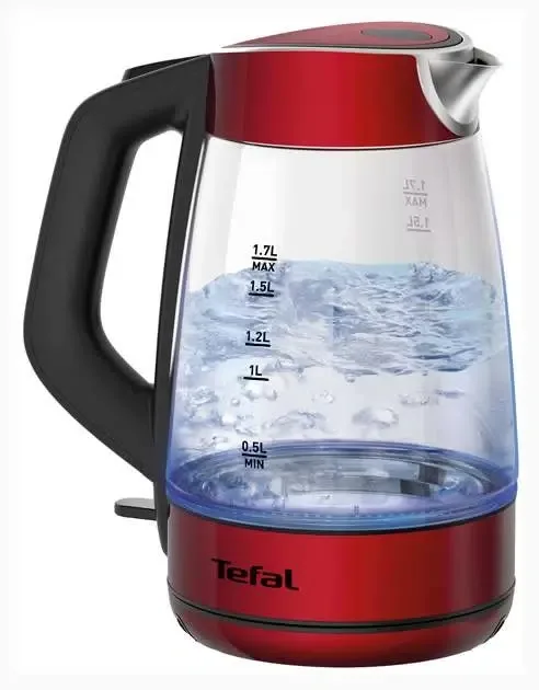 Shisha elektr choynak Tefal KI520530, 1.7 L, qizil