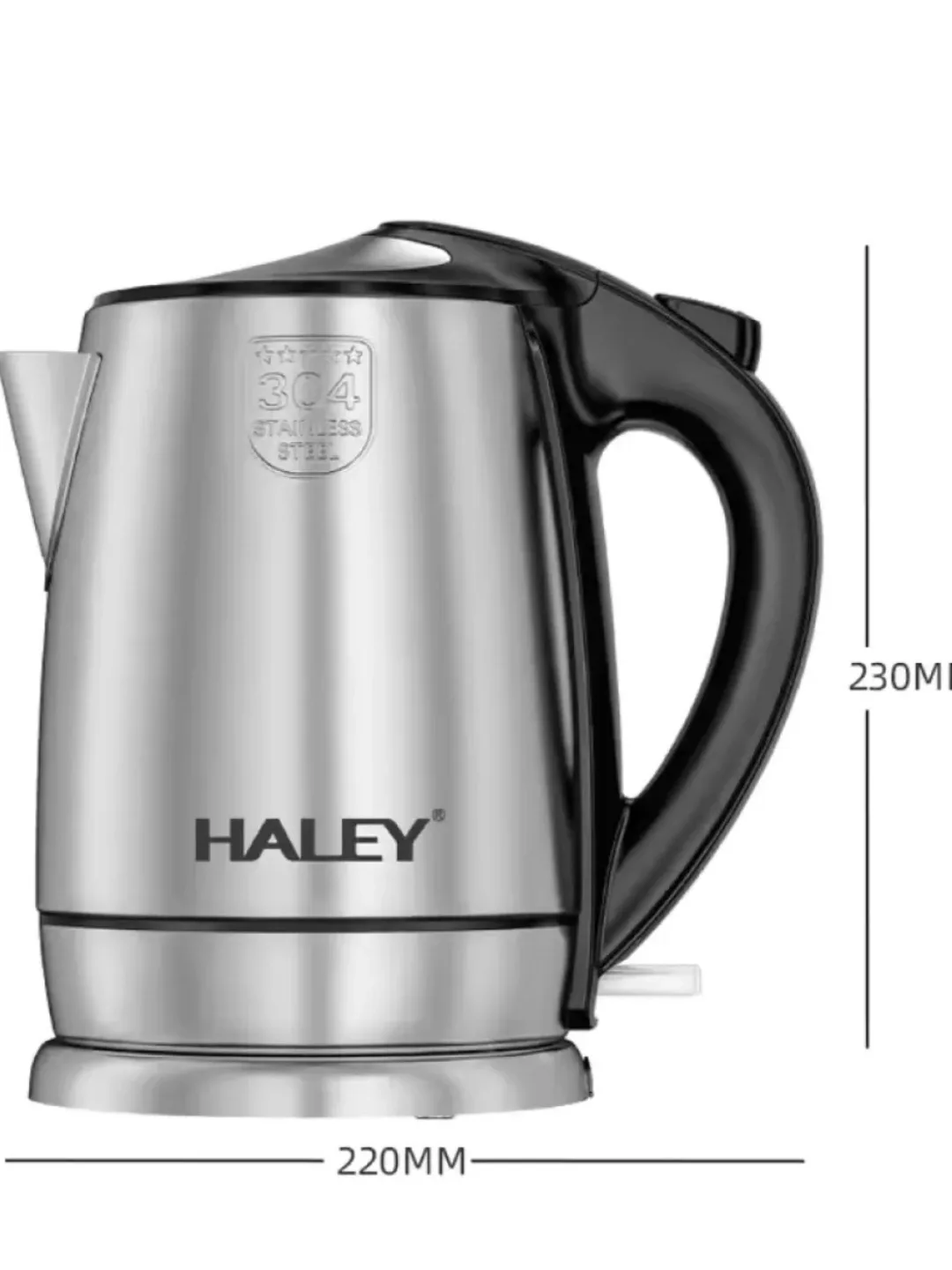 Elektr choynak Haley SNOW-KO330830, 2.2 L, qora