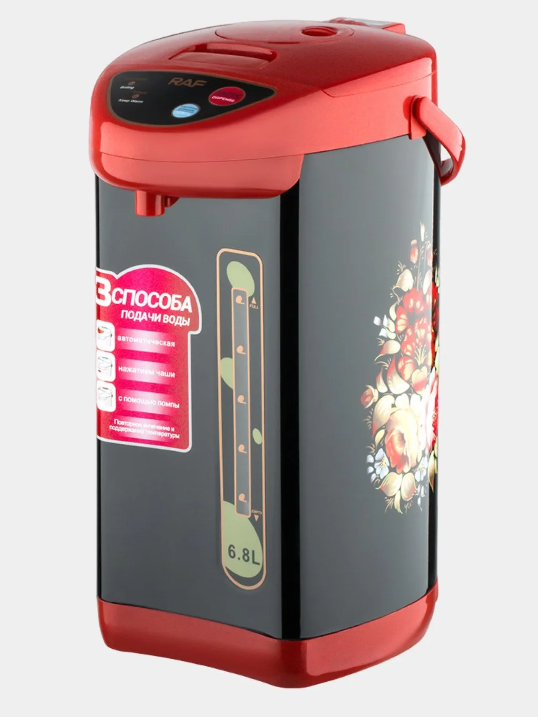 Elektr choynak Arshia EK-7906A, 6.8 L, qizil