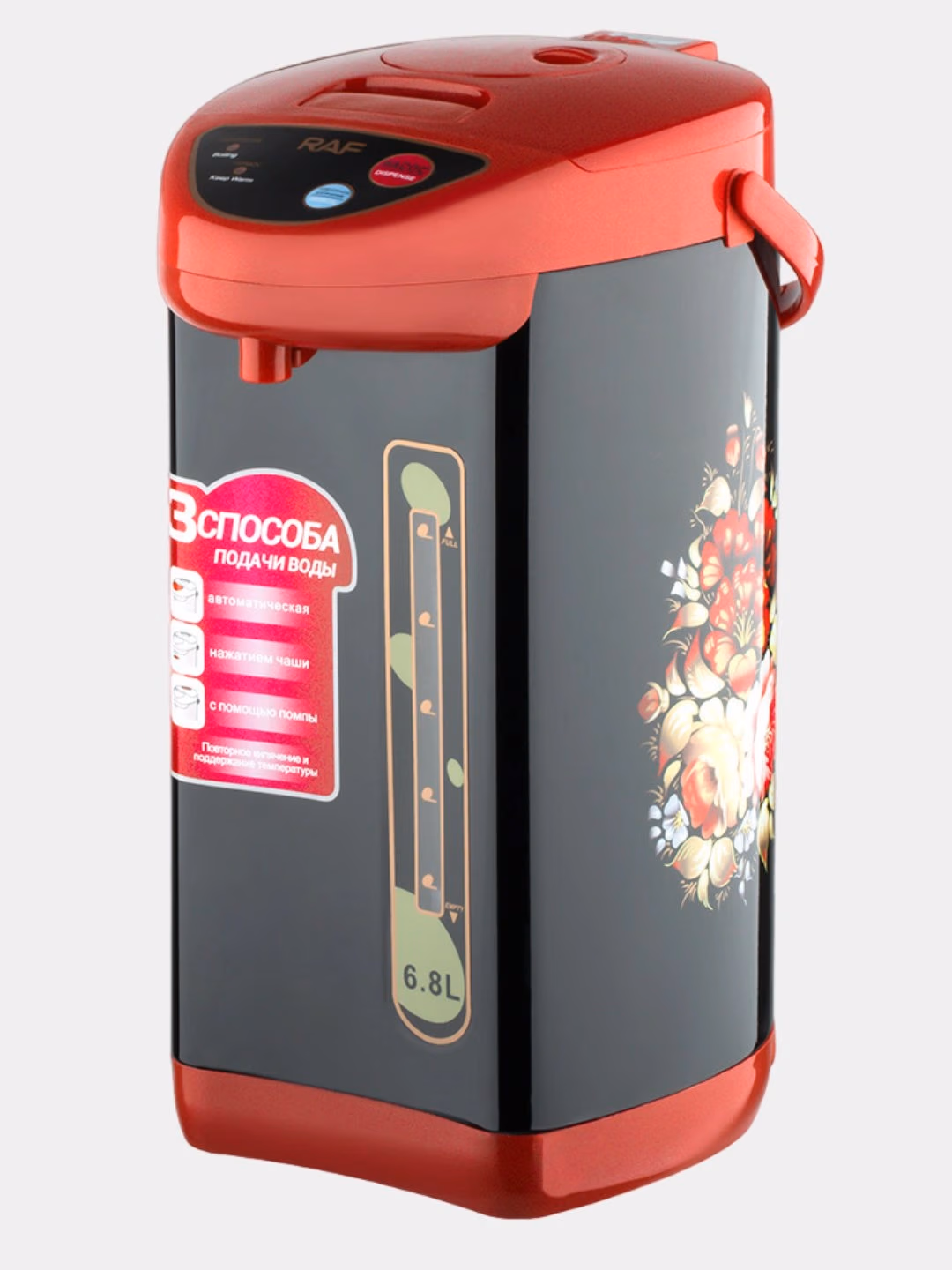 Elektr choynak Arshia EK-7906A, 6.8 L, qizil - 2