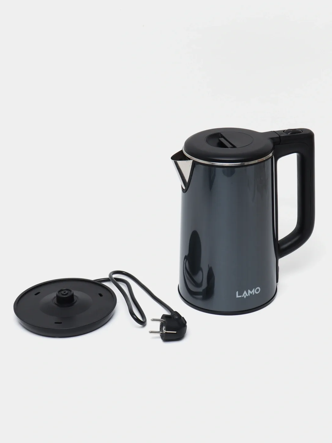 Elektr choynak LAMO LM-EK1813S, 1.8 L, 2000 Vt, qora