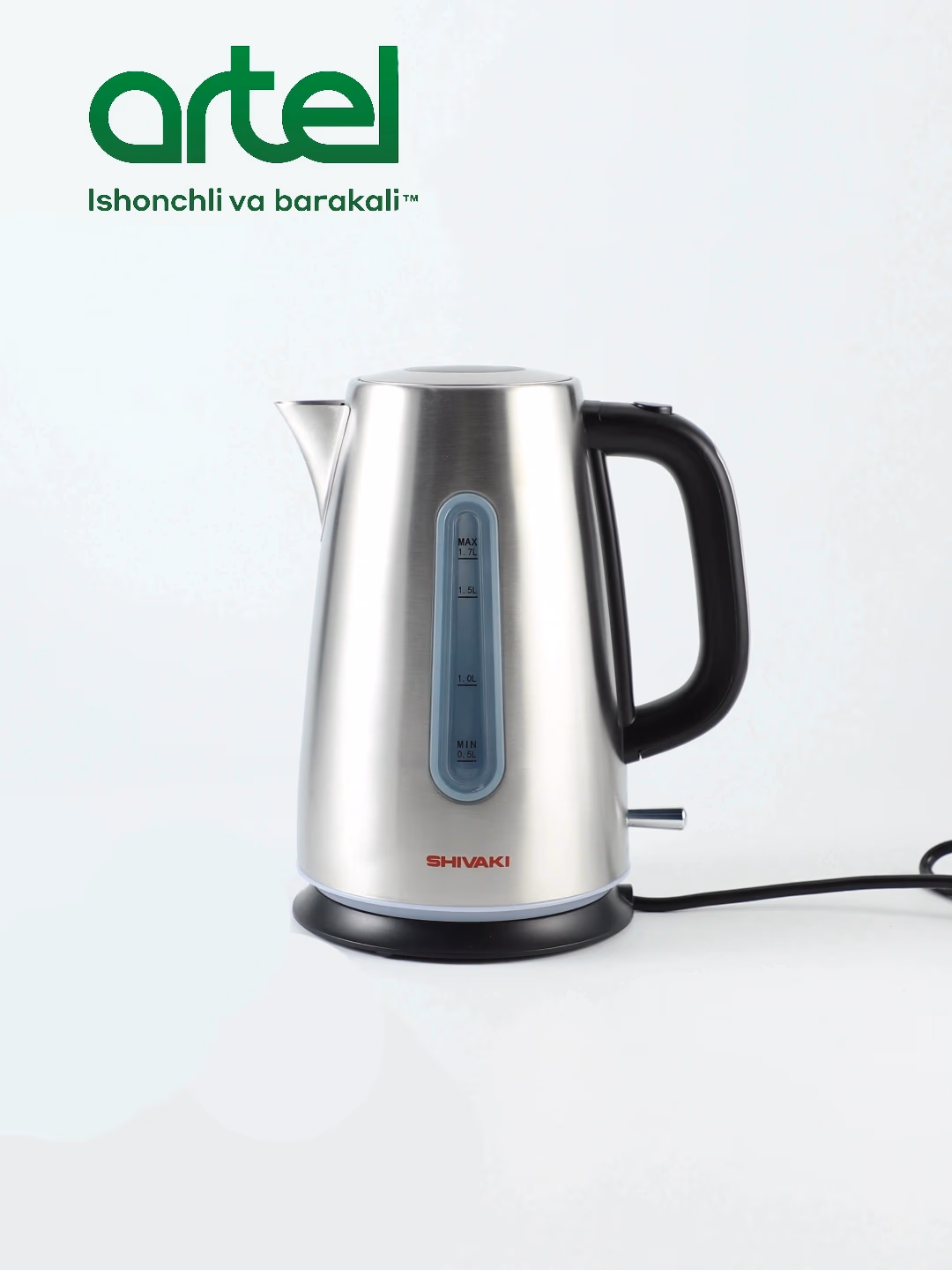 Elektr choynak Shivaki SH-KE-014, 1.7 L, zanglamas po'lat