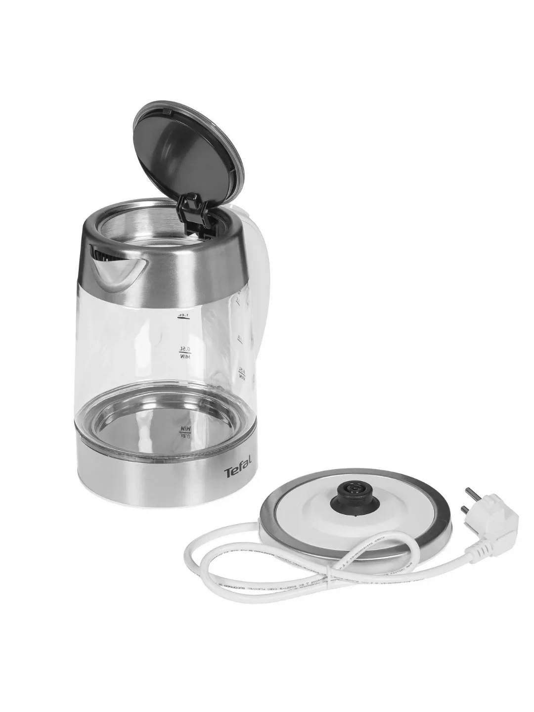 Shisha elektr choynak Tefal KI772138, 1.7 L, 2200 Vt, metall