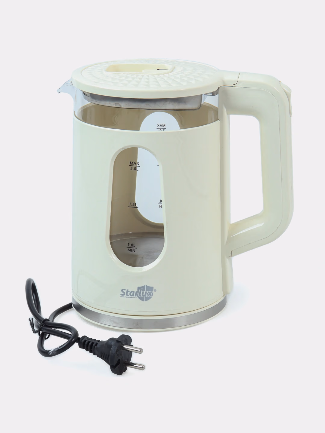 Elektr choynak Starlux SL-24153, 2.0 L, 1500 Vt, Qaymoq rang - 5