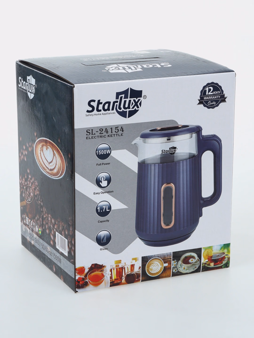 Elektr choynak Starlux SL-24153, 2.0 L, 1500 Vt, Konfetrang - 3