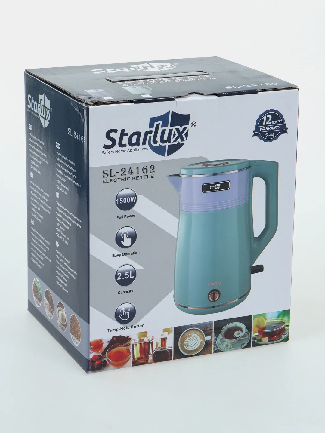 Elektr choynak Starlux SL-24153, 2.0 L, 1500 Vt, Zaytun