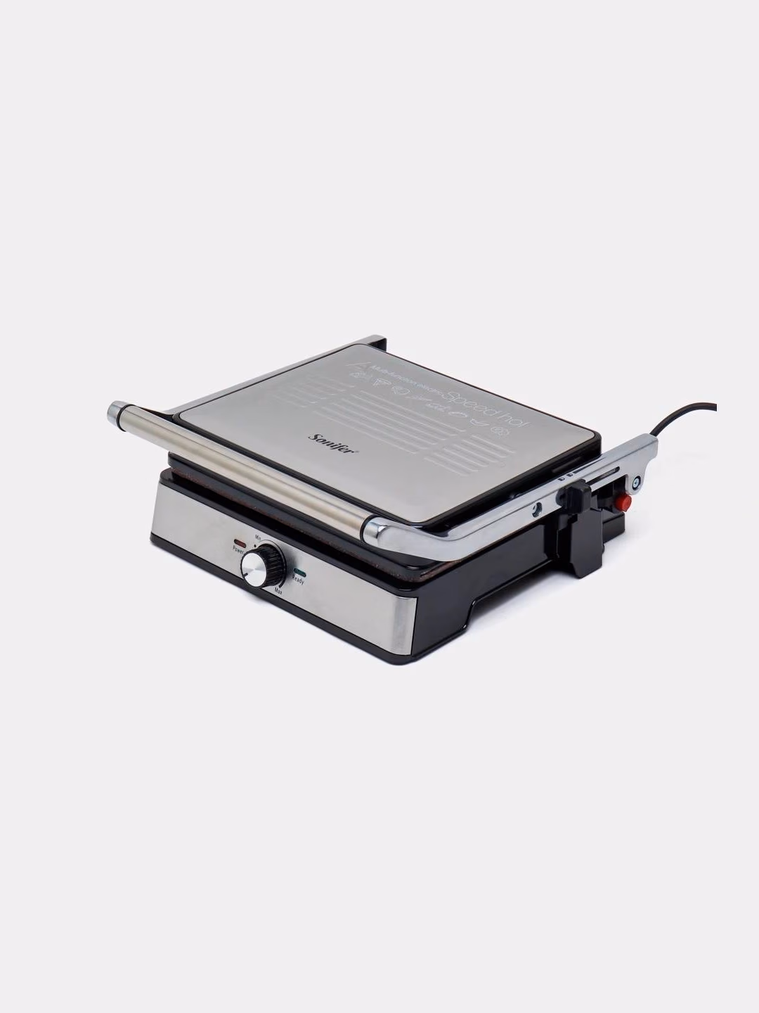 Elektr gril Sonifer SF-6145, 2000 Vt, kumush-qora - 5