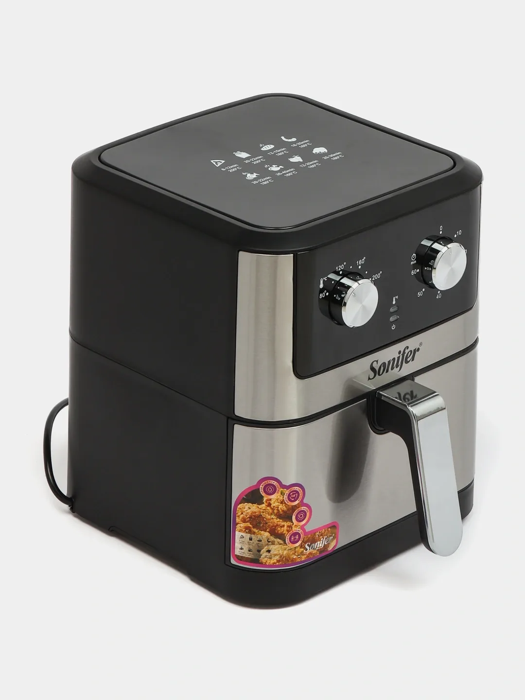 Aerogril Sonifer SF-1017, 6 L, qora