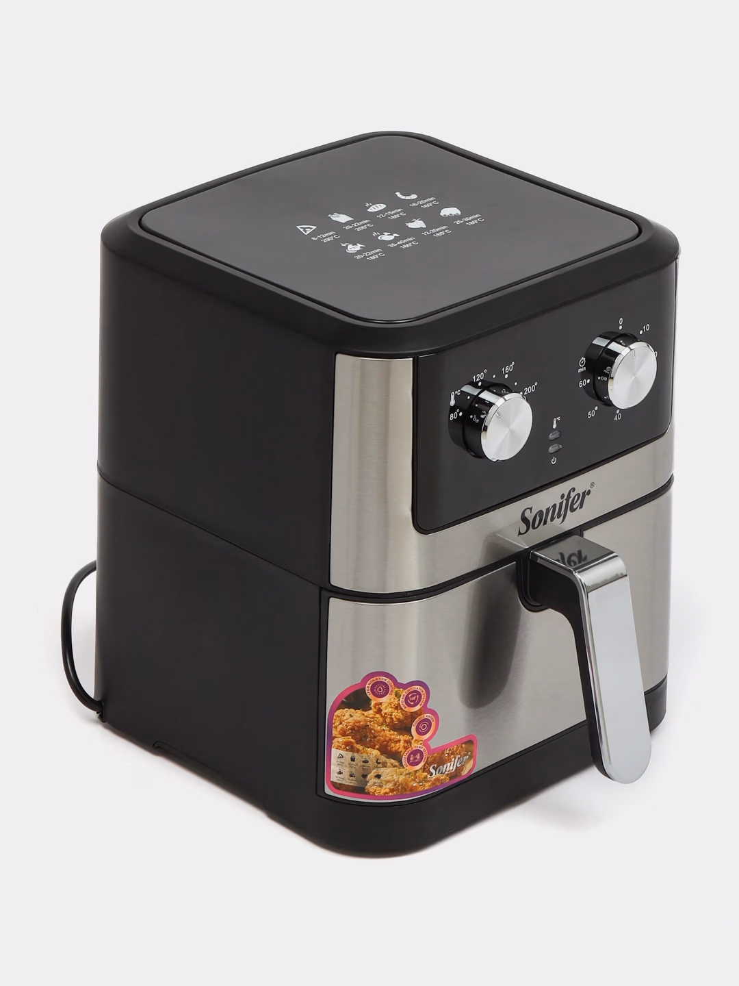 Aerogril Sonifer SF-1017, 6 L, qora