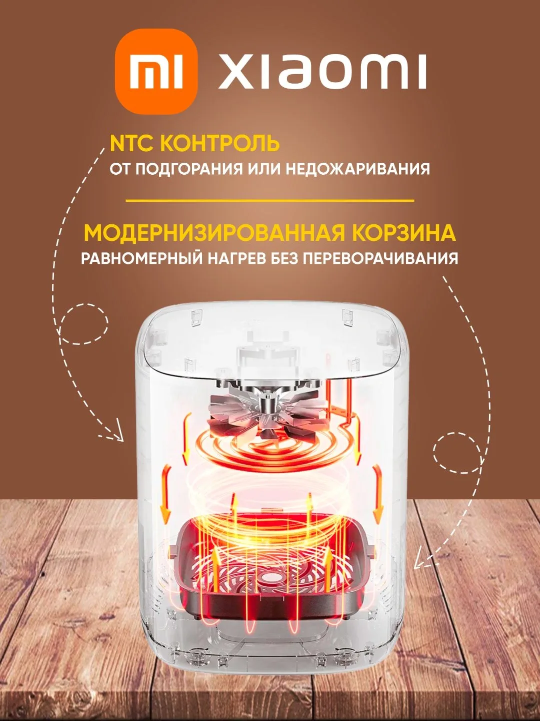 Aqlli aerogril Xiaomi Smart Air Fryer 4.5, 12 L, oq