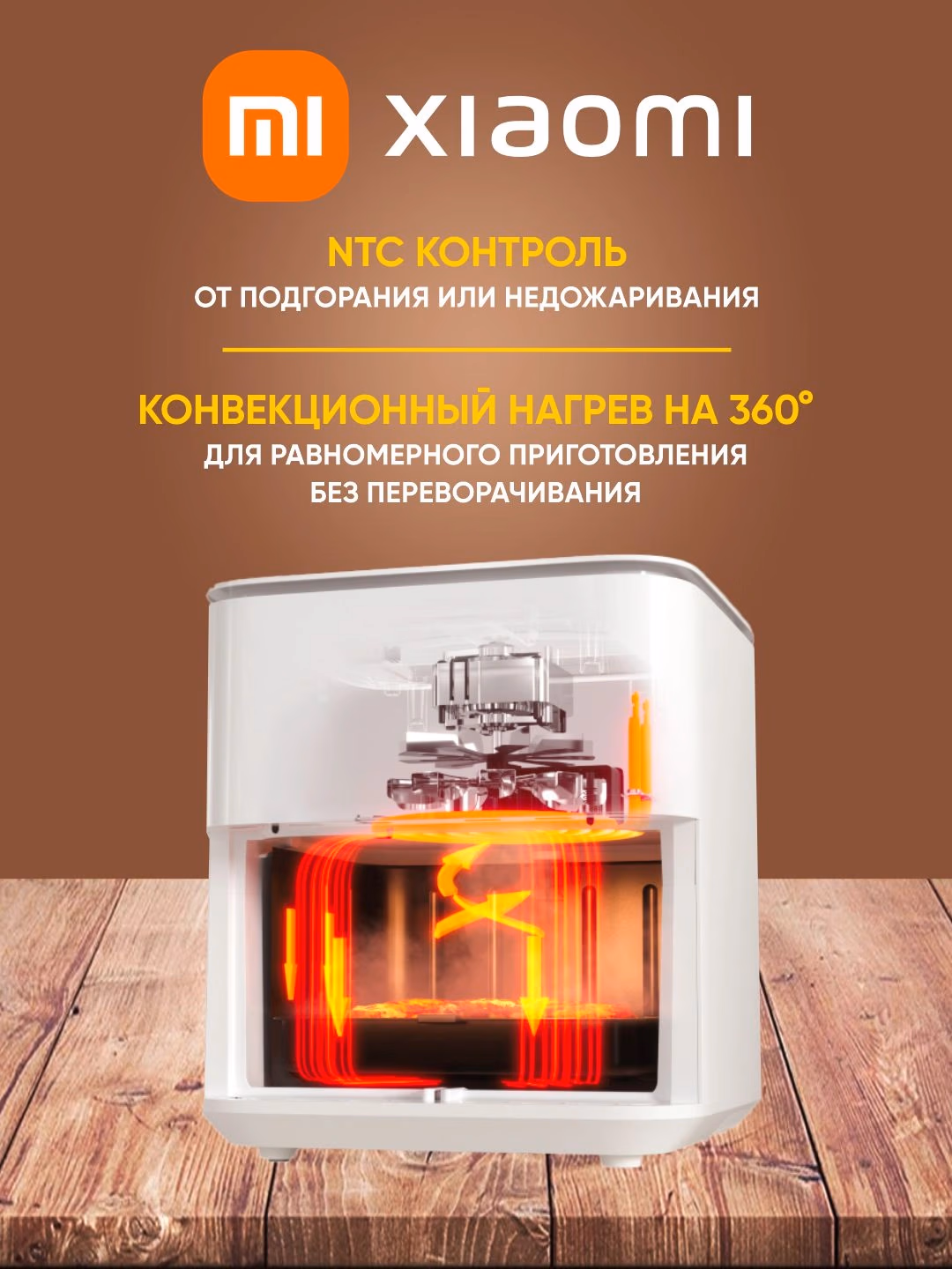 Aqlli aerogril Xiaomi Smart Air Fryer 4.5, 12 L, oq - 64