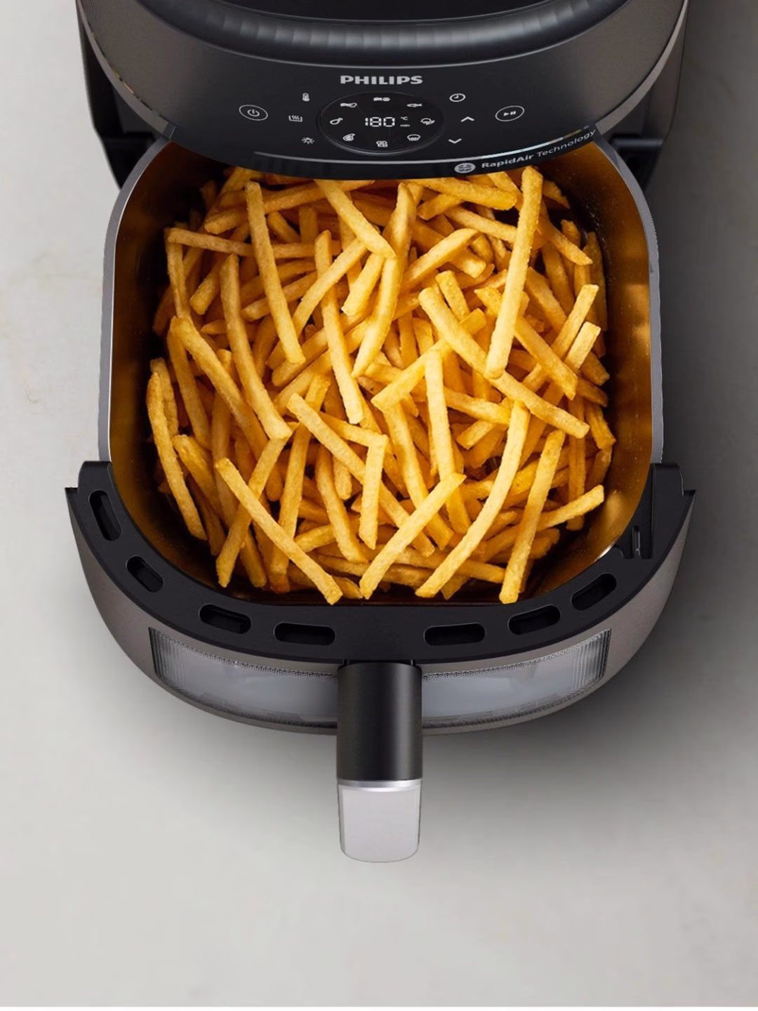 Aerogril Philips Airfryer NA230/00, 6.2 L, qora - 4