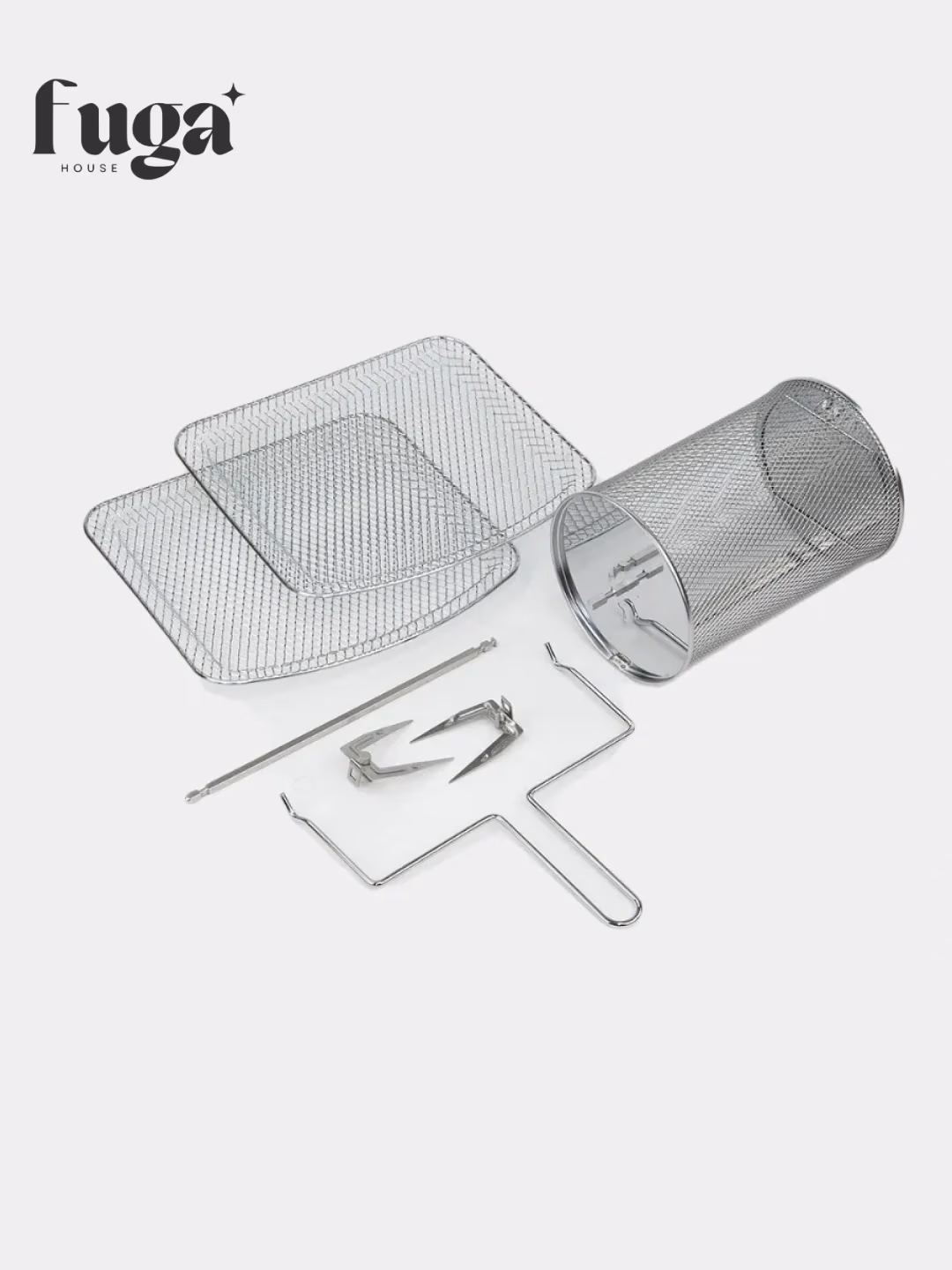 Aqlli aerogril Sonifer SF-1016, 12 L, 1800 Vt, kumushrang-qora - 6