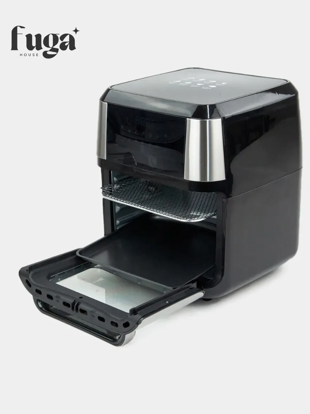 Aqlli aerogril Sonifer SF-1016, 12 L, 1800 Vt, kumushrang-qora