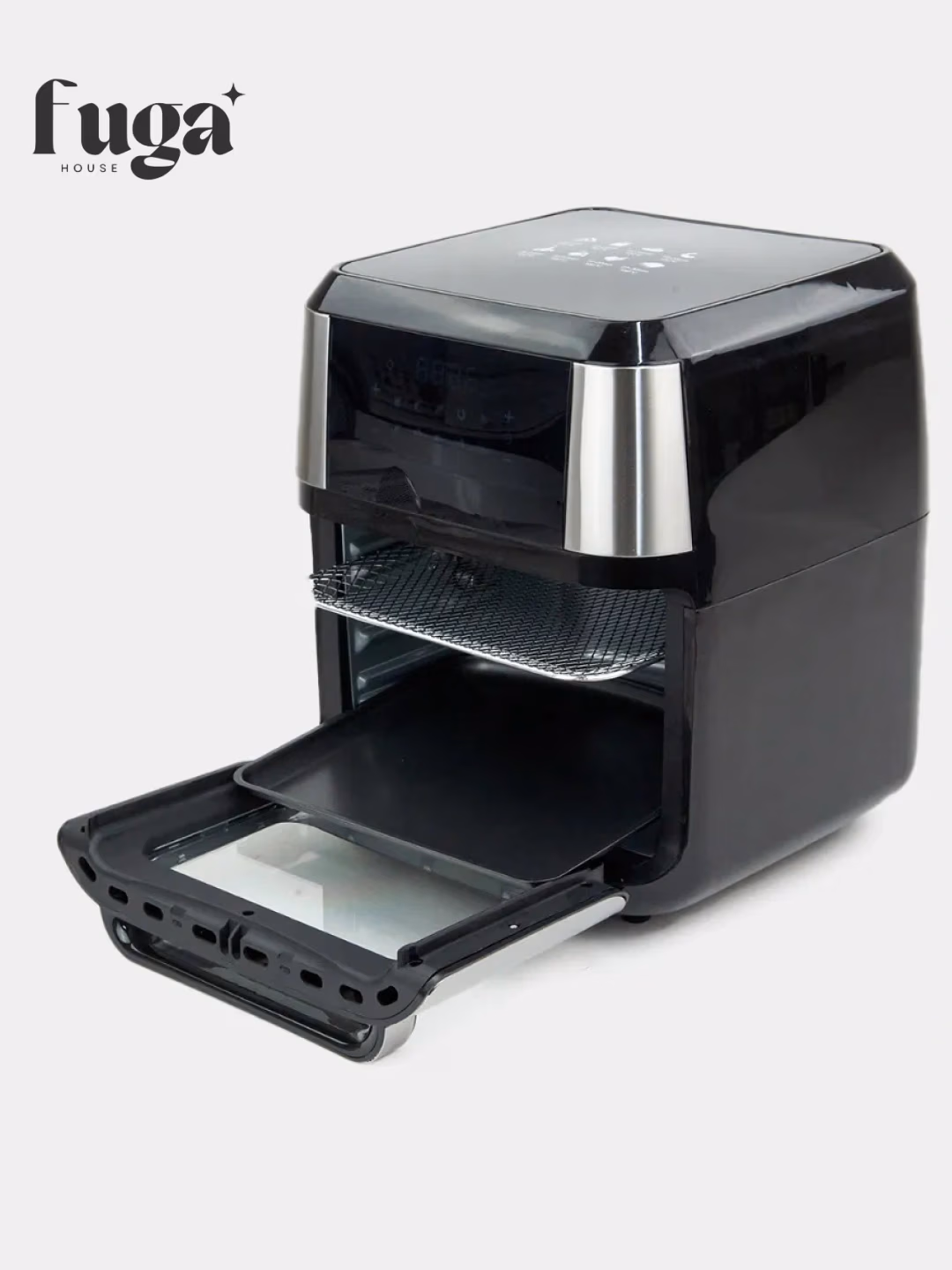 Aqlli aerogril Sonifer SF-1016, 12 L, 1800 Vt, kumushrang-qora - 7
