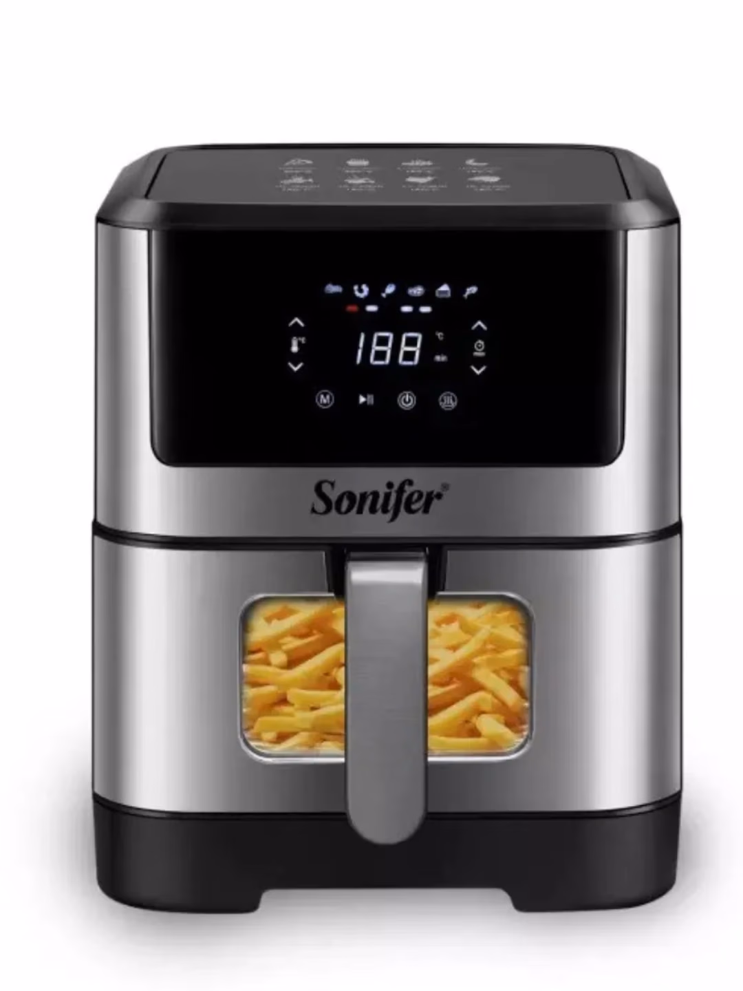 Aerogril Sonifer SF-1046, 6 L, qora-kumush - 3