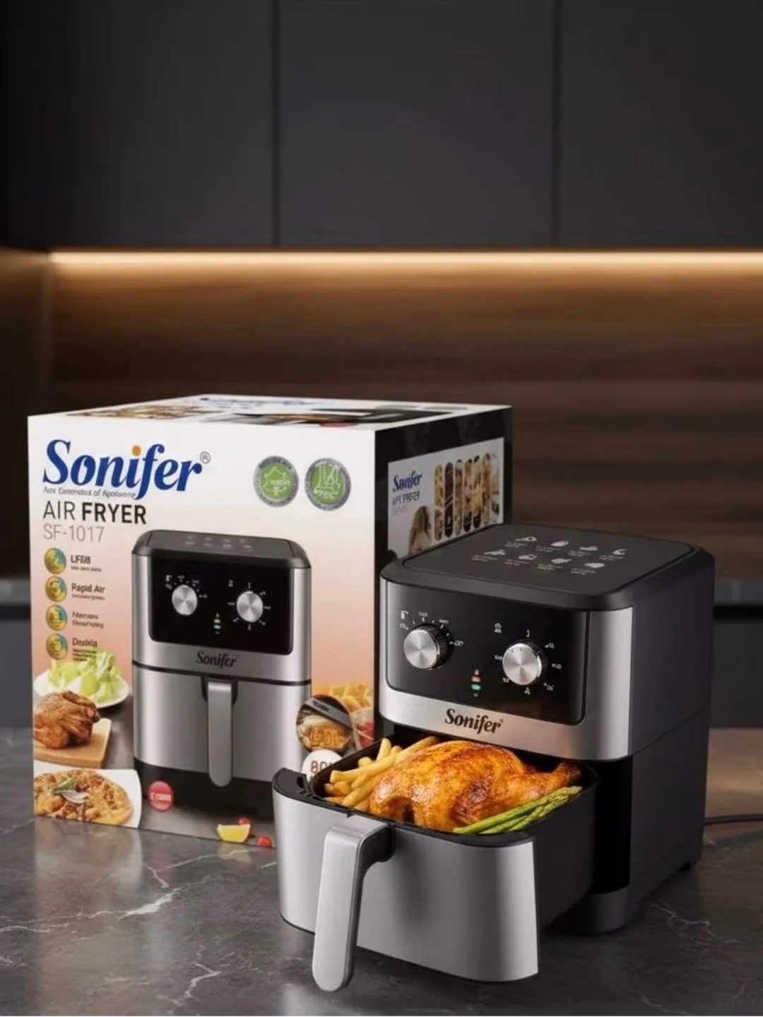 Aerogril Sonifer SF-1016, 6 L, kumushrang - 8