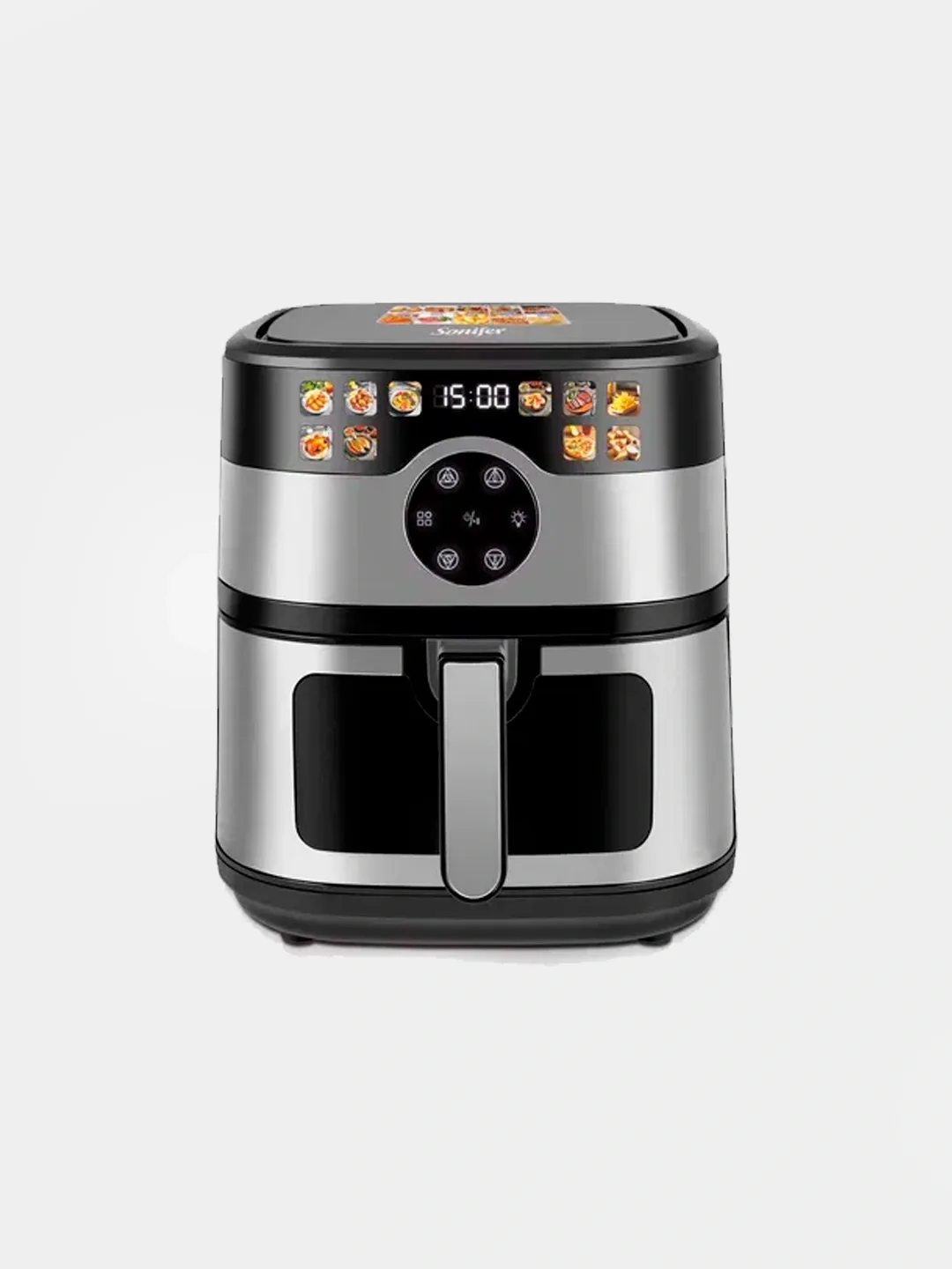 Aerogril Sonifer SF-1028PRO, 6.5 L, qora-kumush