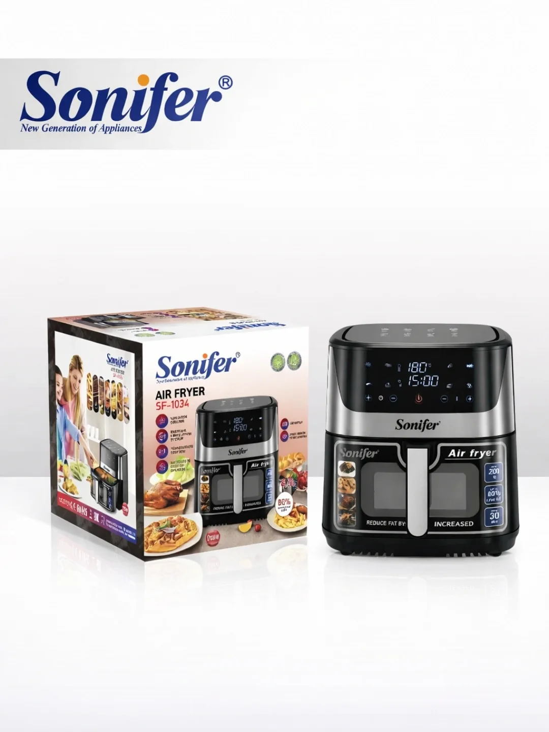 Aerogril-frityurnitsa Sonifer SF-1034, 8.5 L