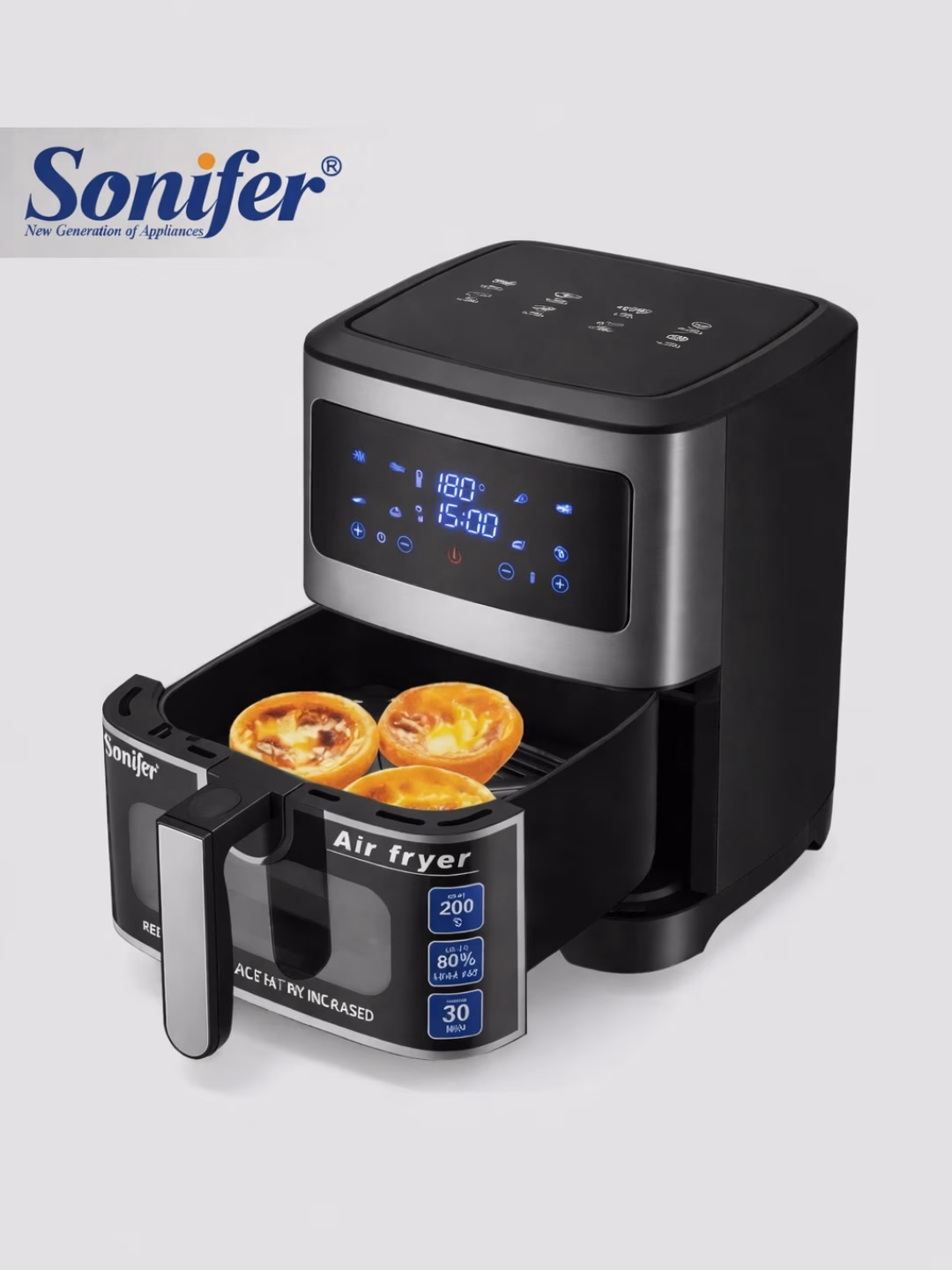 Aerogril-frityurnitsa Sonifer SF-1034, 8.5 L - 4