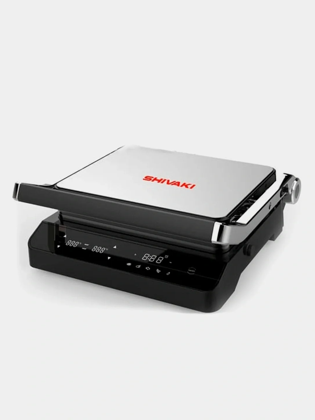 Elektr gril Shivaki GT-60C, sensorli boshqaruv, qora-kumush