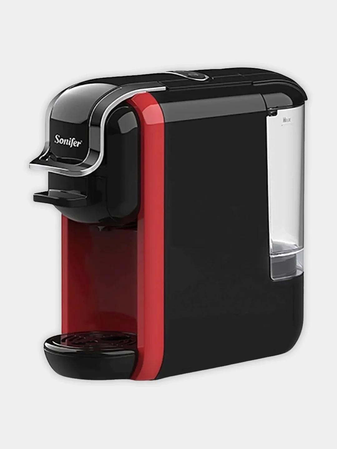 Kapsulali kofe mashinasi Sonifer 3B1, 600 ml, 1450 Vt, black-red