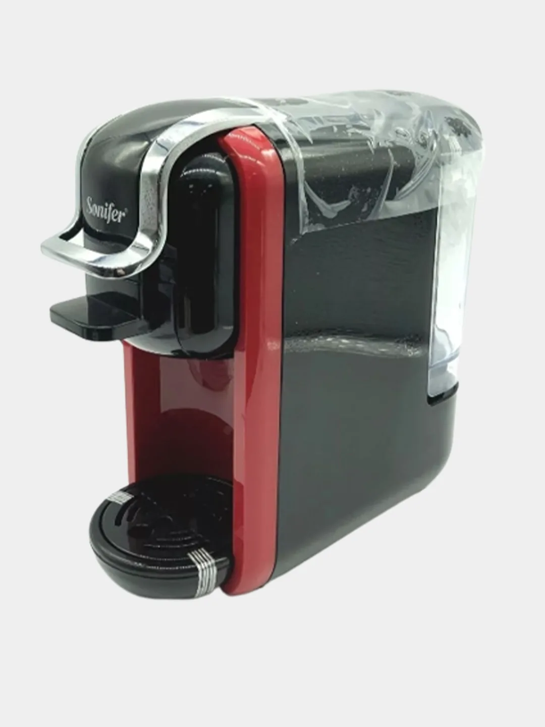 Kapsulali kofe mashinasi Sonifer 3B1, 600 ml, 1450 Vt, black-red