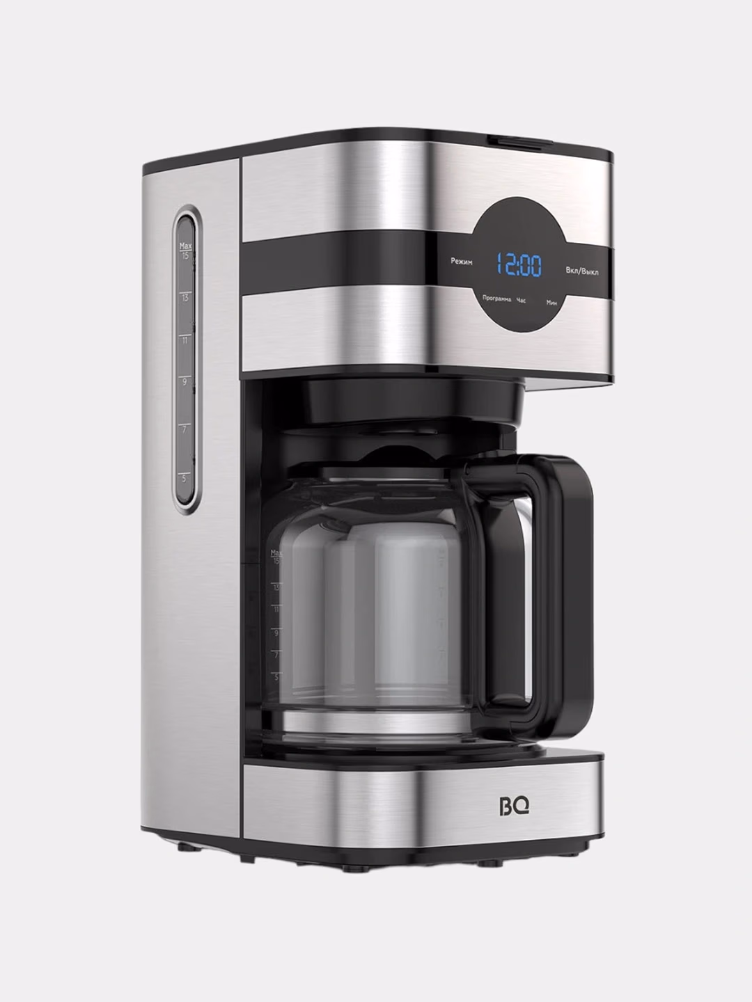 Tomchili kofe qaynatgich BQ CM2002, 1.5 L, 900 Vt, kumushrang - 16