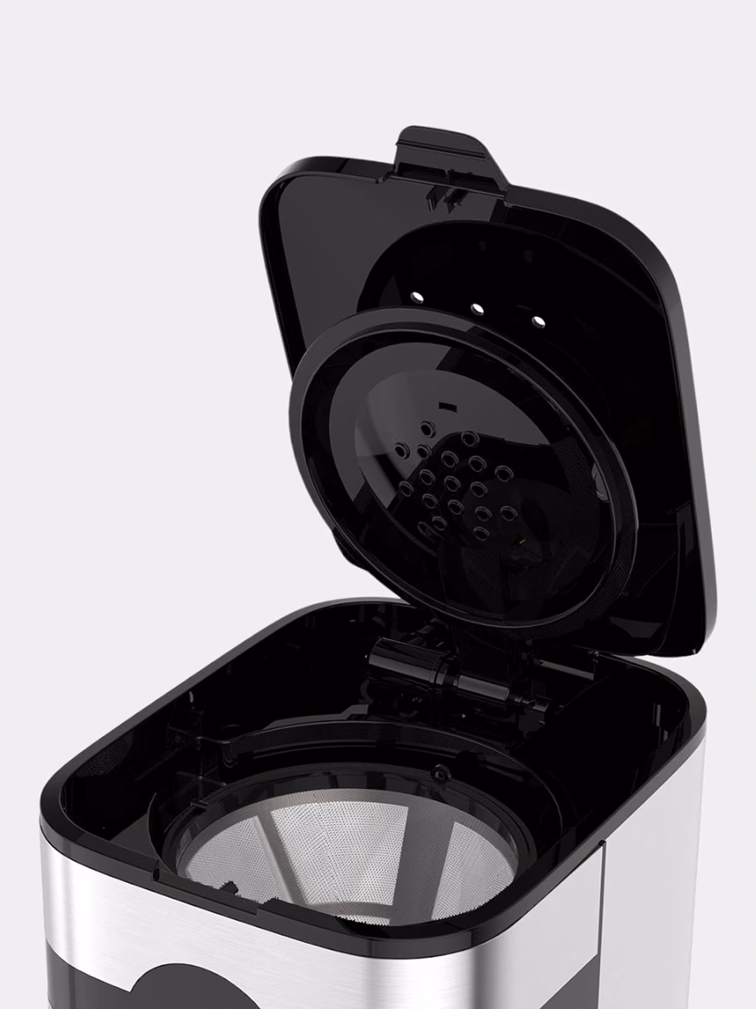 Tomchili kofe qaynatgich BQ CM2002, 1.5 L, 900 Vt, kumushrang - 17