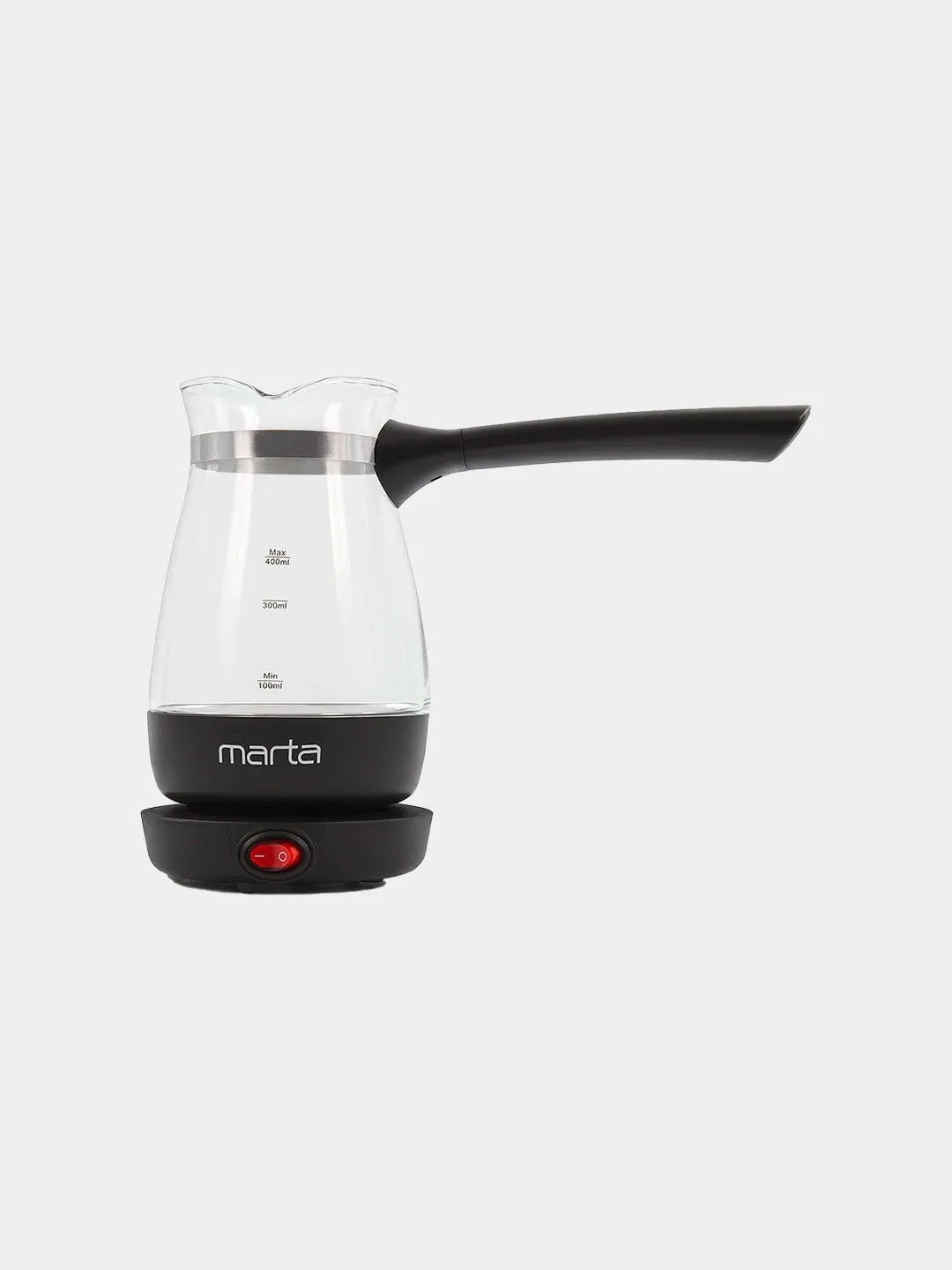 Elektr turka-kofe qaynatgich Marta MT-2140, 500 ml, qora