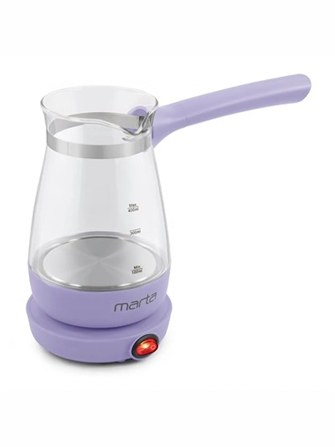 Elektr turka-kofe qaynatgich Marta MT-2140, 500 ml, qora