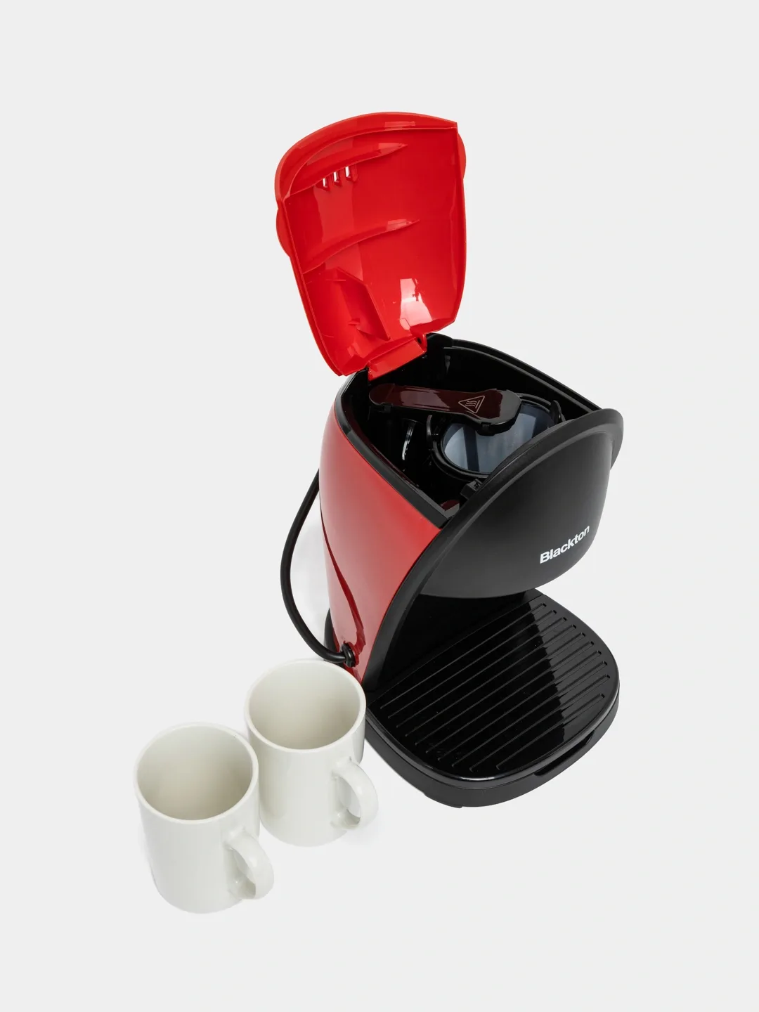 Tomchili kofe qaynatgich Blackton CM1113, 0.3 L, 450 Vt, oq-qora