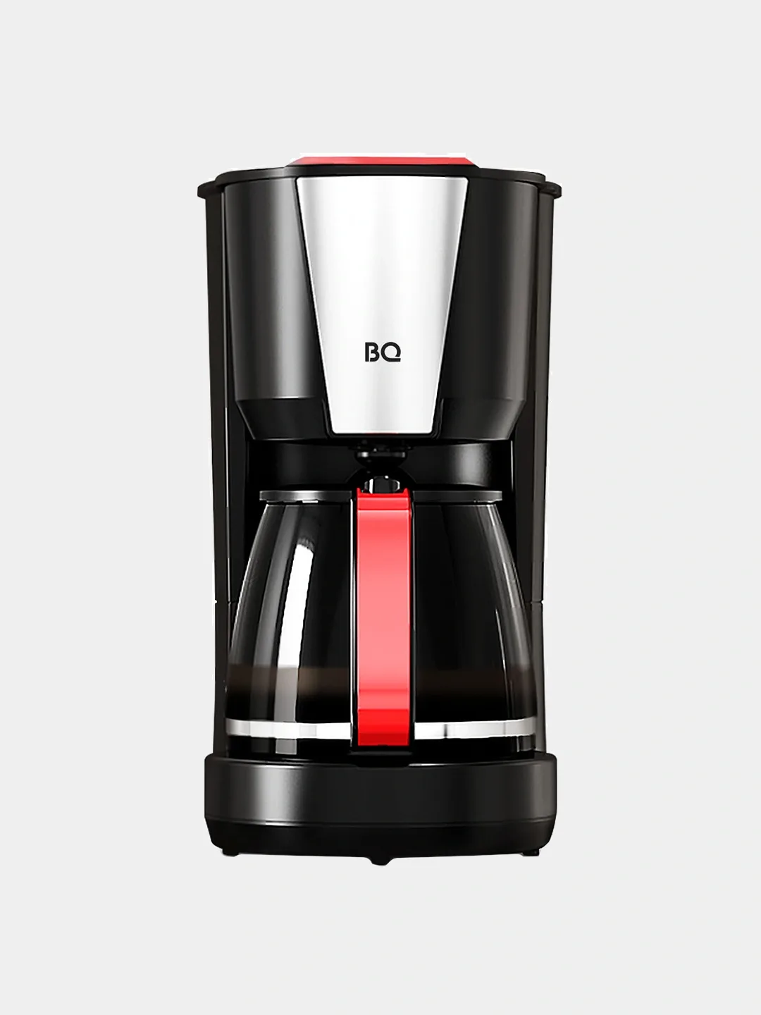 Tomchili kofe qaynatgich BQ CM1008, 1.25 L, 1000 Vt, black-red