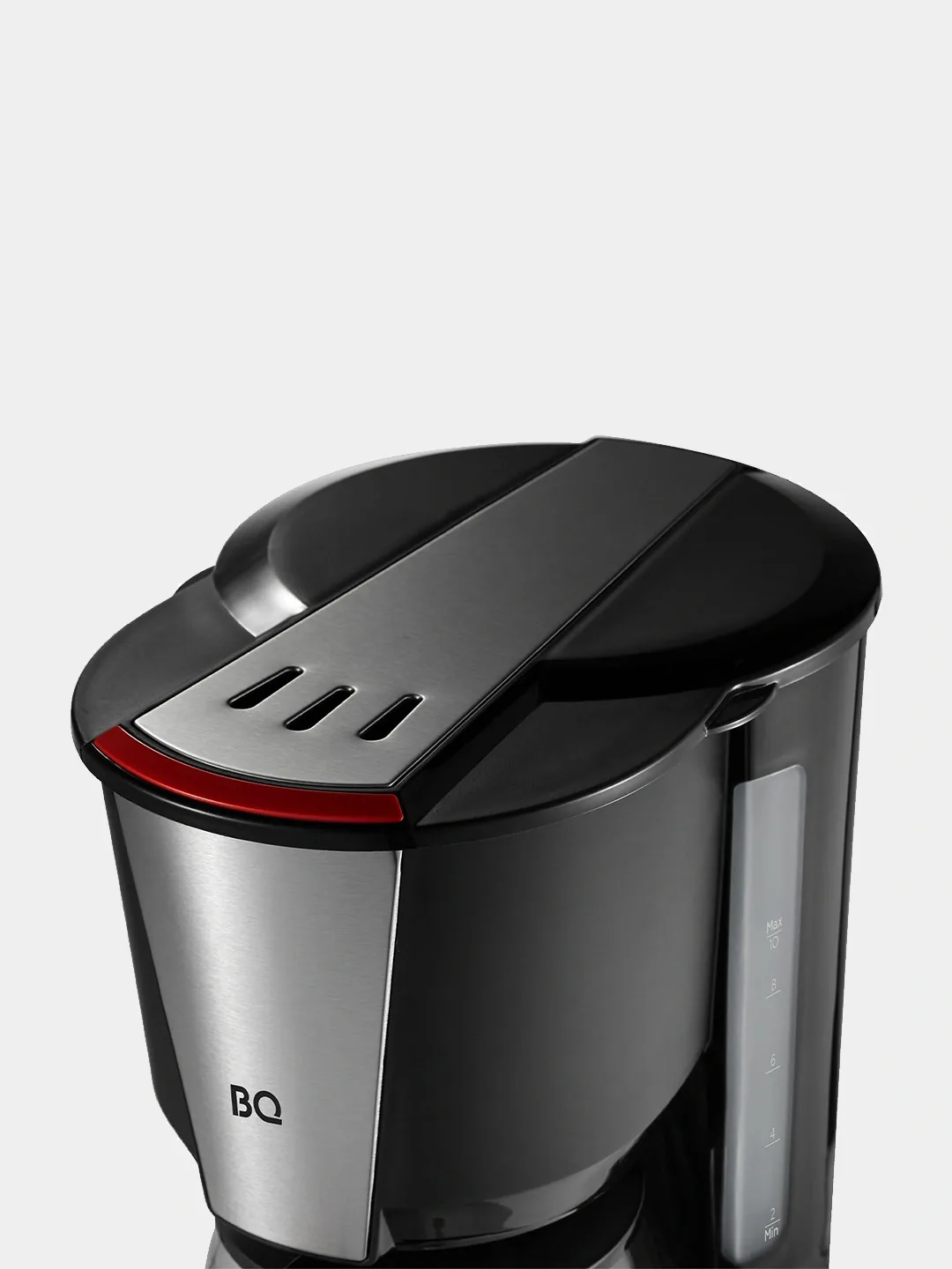 Tomchili kofe qaynatgich BQ CM1008, 1.25 L, 1000 Vt, black-red