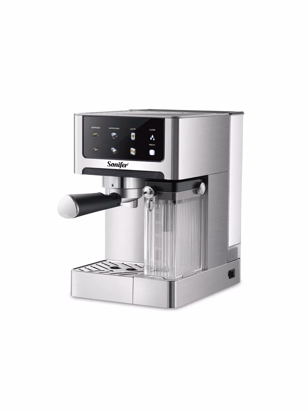 Kofe mashinasi Sonifer SF-3573, sensorli displey, 20 bar, kumush - 9