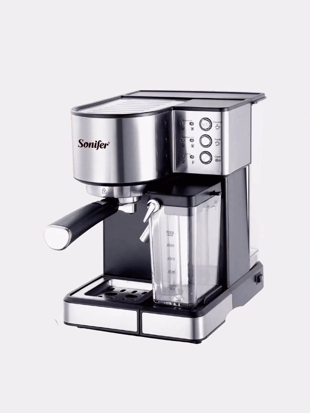 Kofe mashinasi Sonifer SF-3573, sensorli displey, 20 bar, kumush - 21