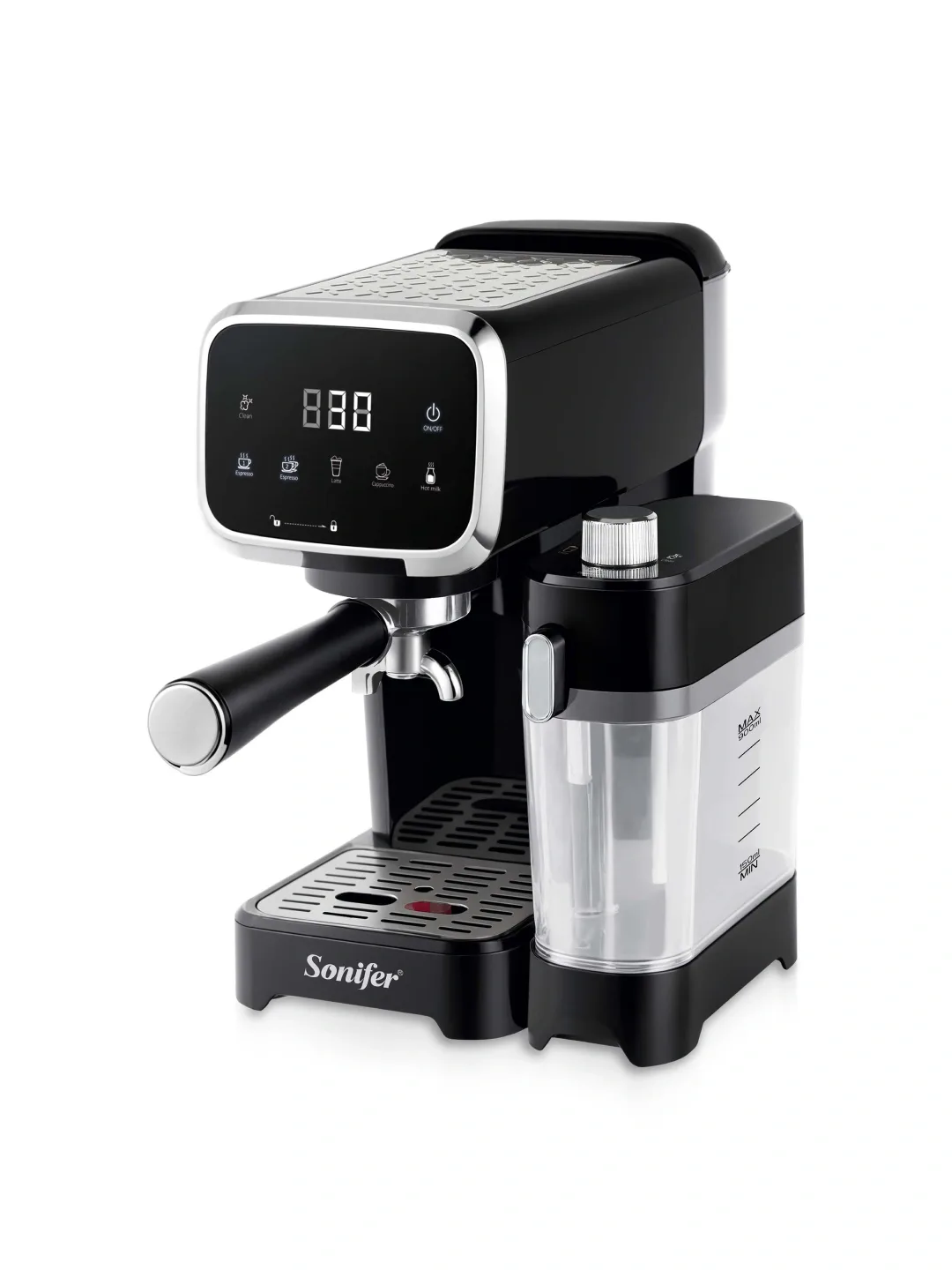 Kofe mashinasi Sonifer SF-3589, raqamli displey, qora