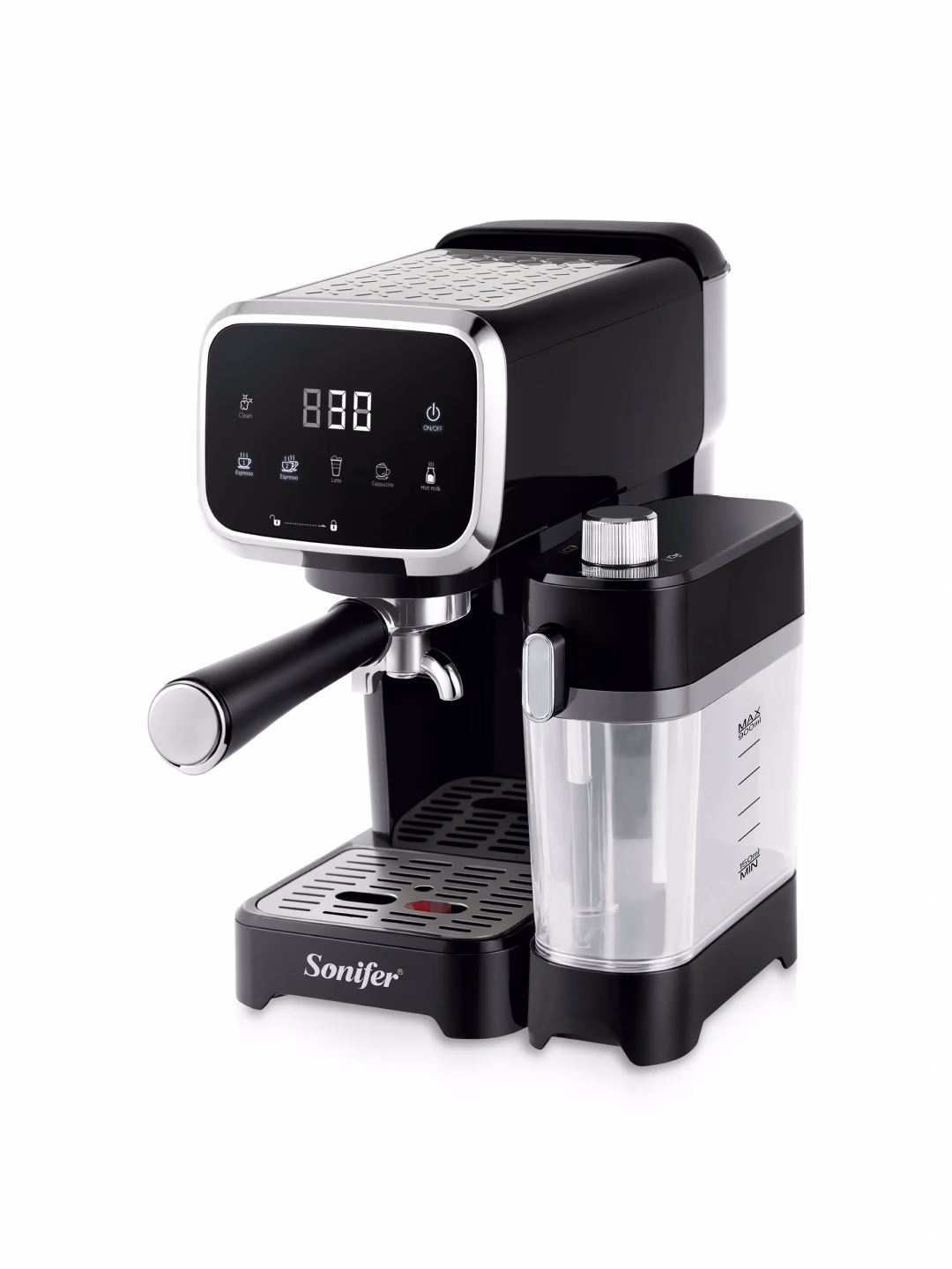 Kofe mashinasi Sonifer SF-3589, raqamli displey, qora - 2