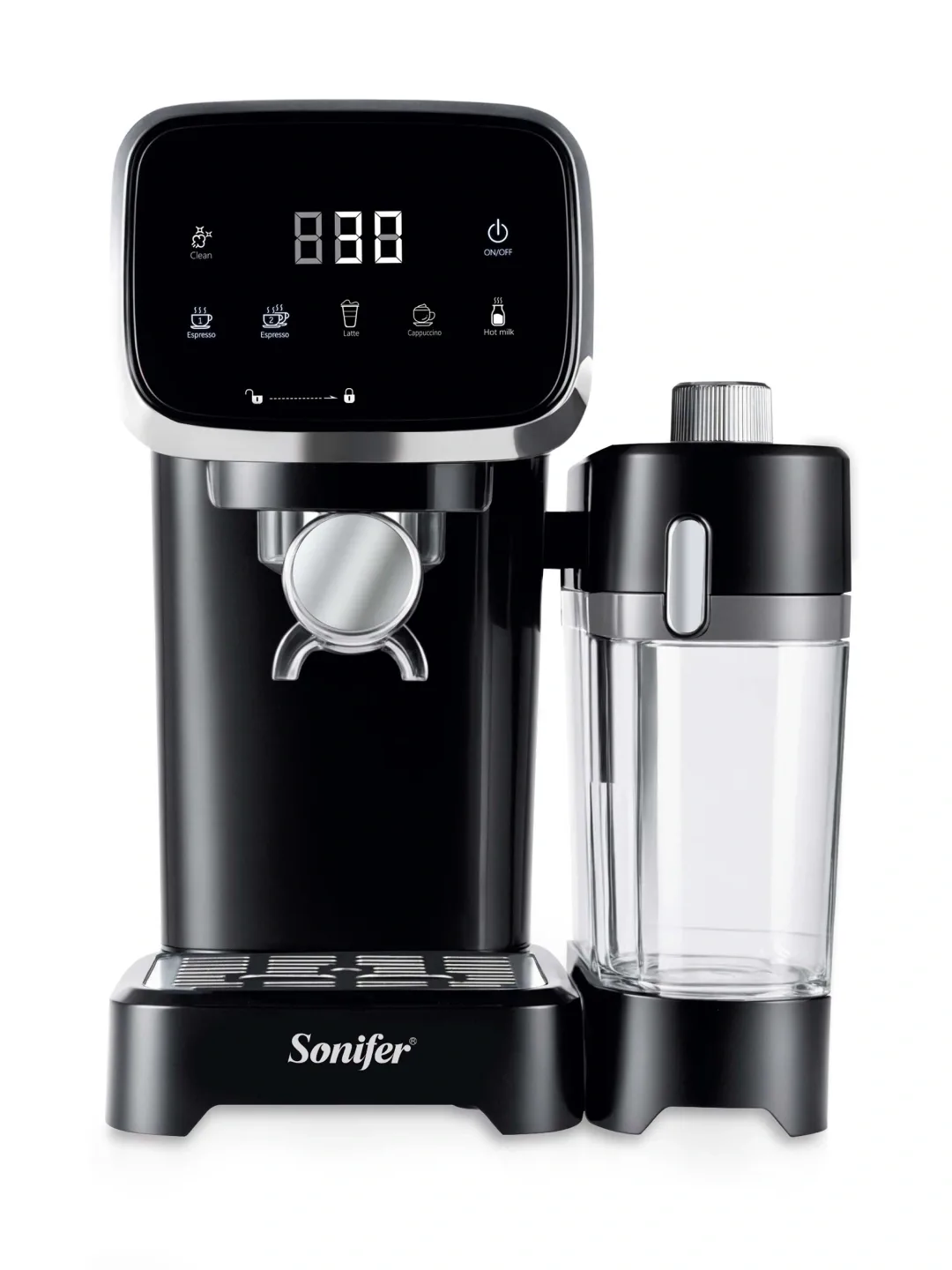 Kofe mashinasi Sonifer SF-3589, raqamli displey, qora