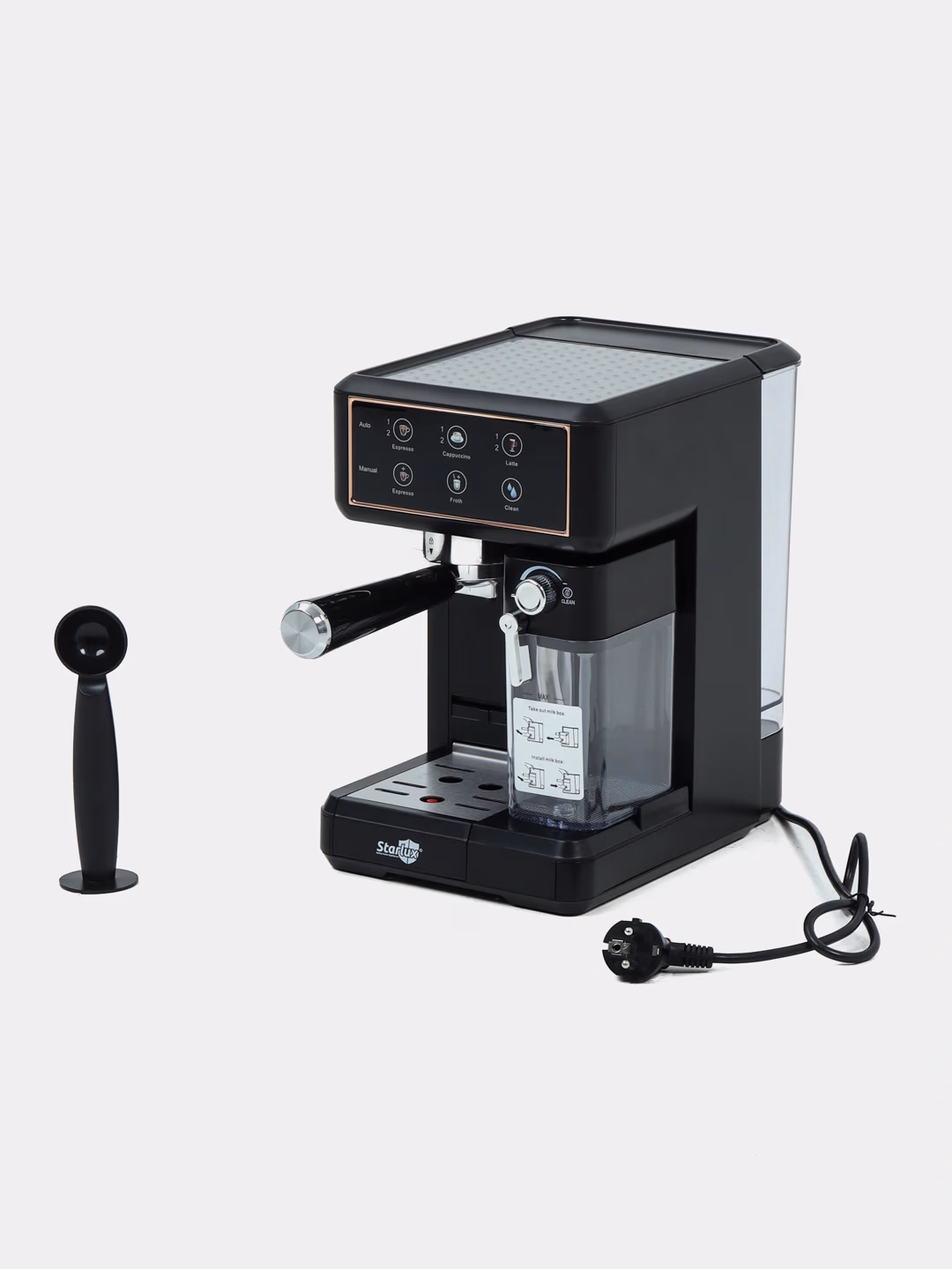 Tomchili kofe qaynatgich StarLux SL-29024, 1.8 ml, 1350 Vt, qora - 6