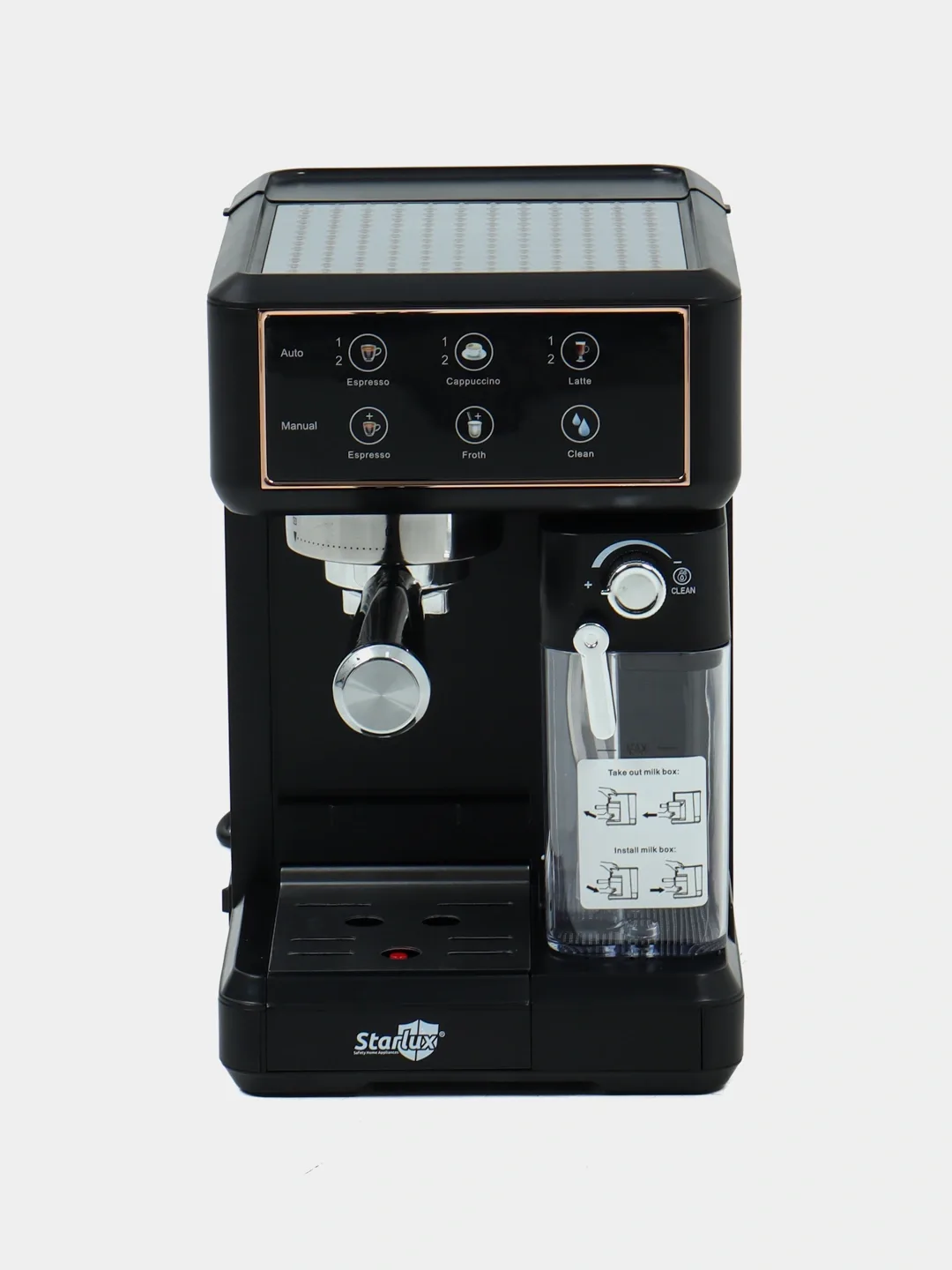 Tomchili kofe qaynatgich StarLux SL-29024, 1.8 ml, 1350 Vt, qora